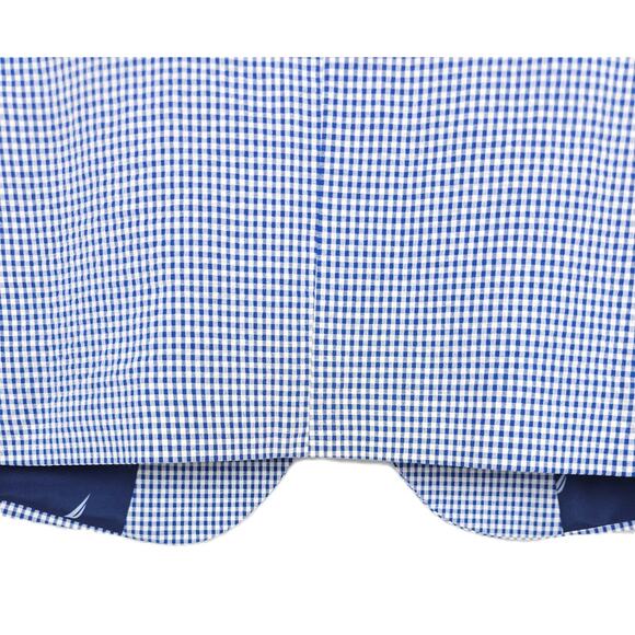 Nautica Mens Modern Fit Seersucker Sport Coat Blazer 38S Navy White Stretch NWT - Picture 6 of 7